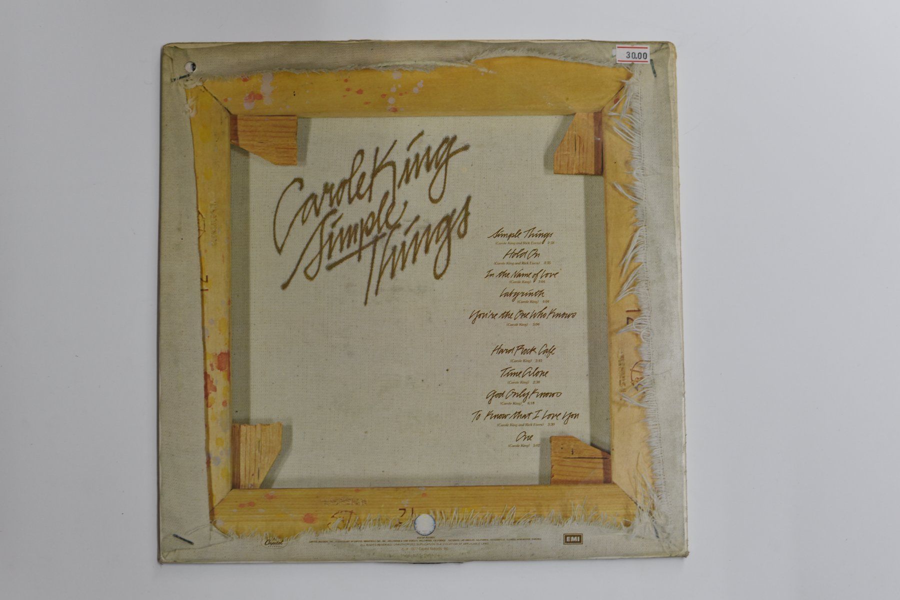 Schallplatten: Schallplatte Carole King - Simple Things – Gebraucht aus Glis von AtelierManus 1