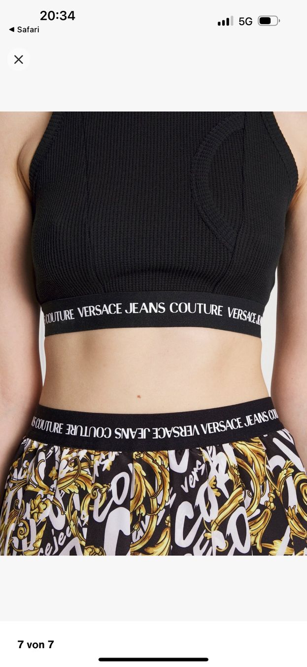 Versace Top: Wunderschöne nagelneue VERSACE JEANS top – Nuovo e nell'imballaggio originale da Biel/Bienne venduto da guessa 1