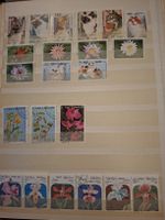 Album Marken div. Länder mit Blumen Motiven und anderem