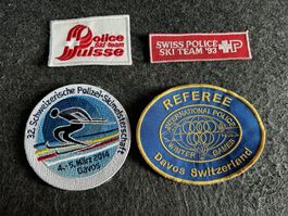 Konvolut Patches Schweizer Polizei Sport