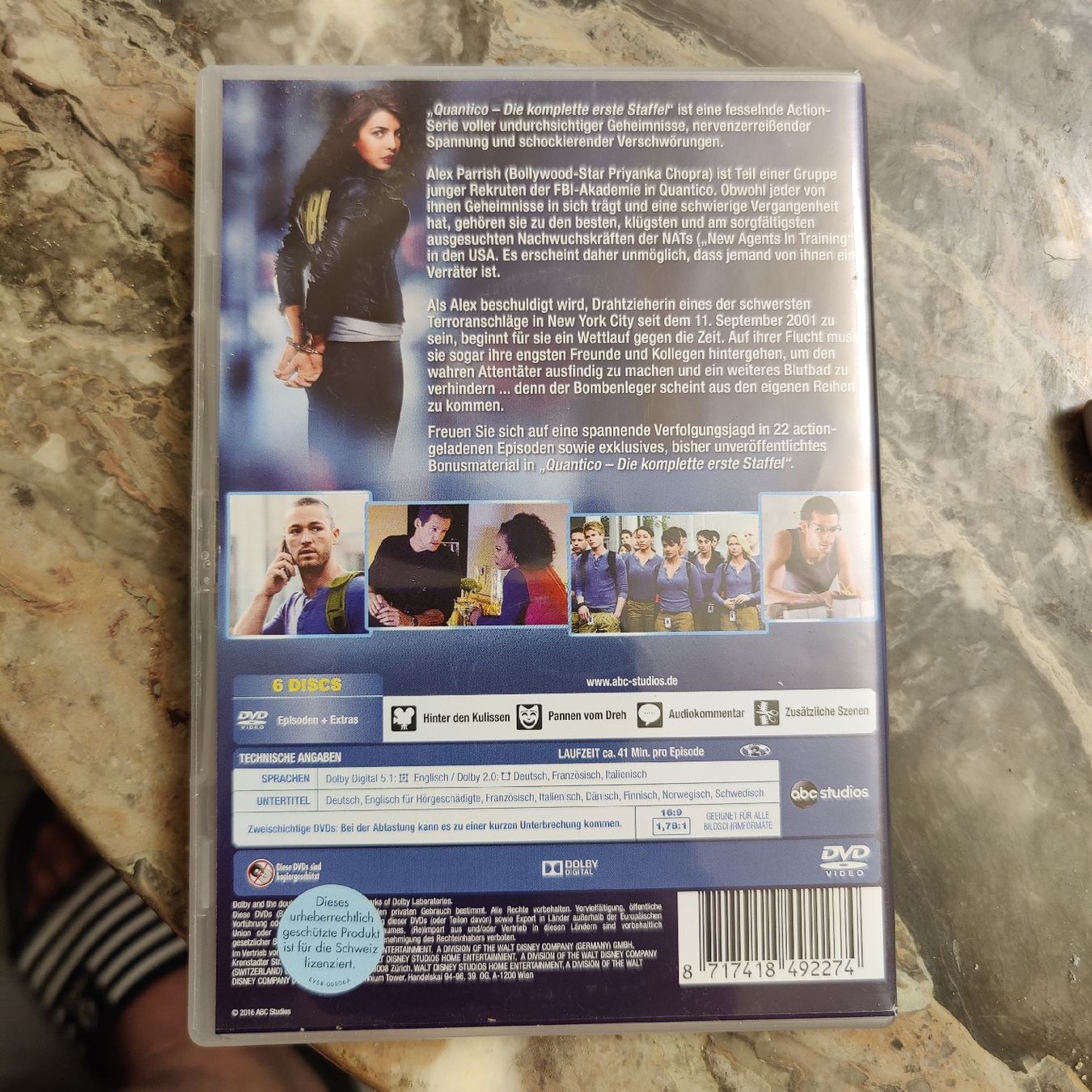 Tutti i DVDs: Quantico Staffel 1 DVD deutsch – Nuovo (secondo la descrizione) da Schwerzenbach venduto da Salamon33 1