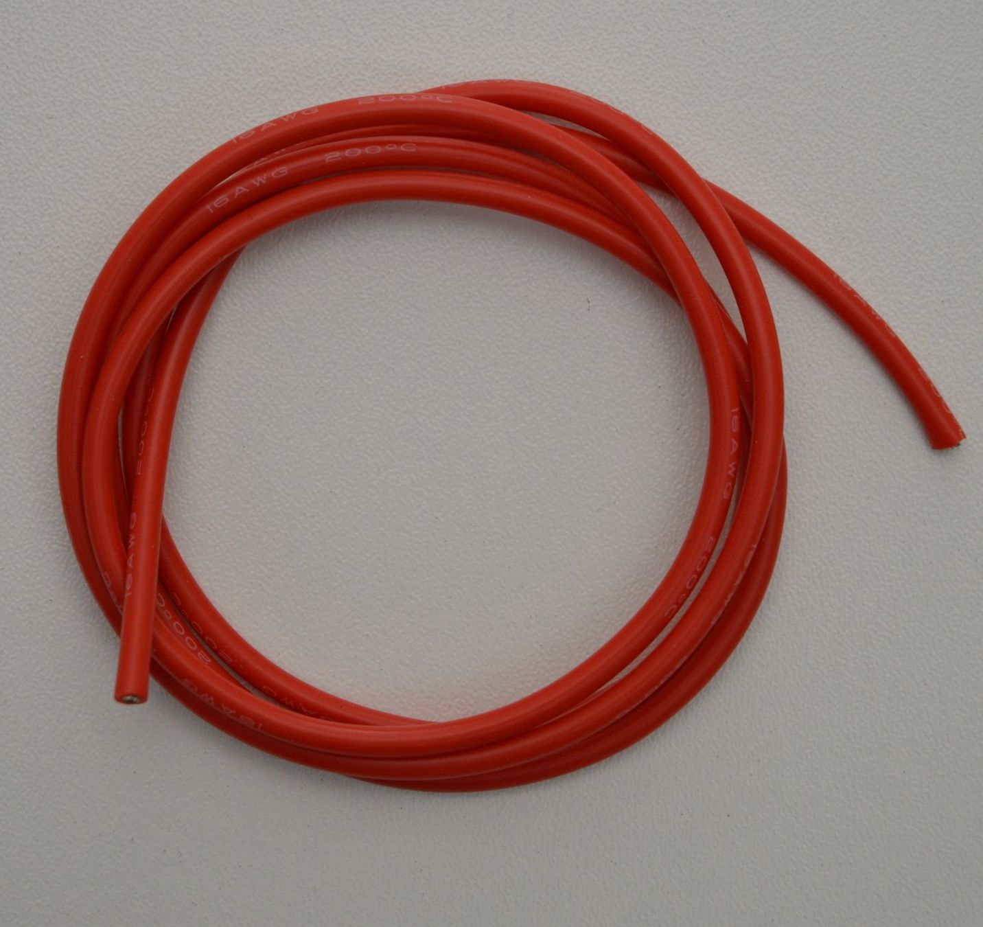 RC Modellbau: Silikonkabel Kupferlitze AWG16 1m Rot – Neu und originalverpackt aus Rüti von MSRCModelle 1
