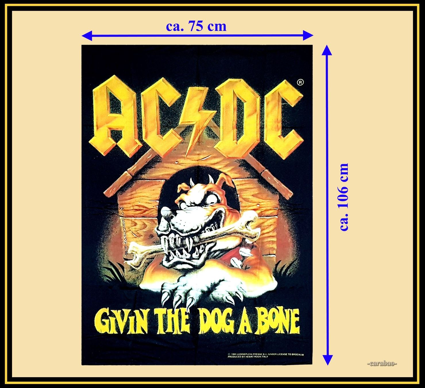 Bandiere: Fahne AC/DC - Nr. J-709 – Nuovo (secondo la descrizione) da Winterthur venduto da --carabao-- 1