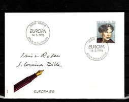 1996 - FDC / Europamarken / Iris von Roten-Meyer 1917-1990