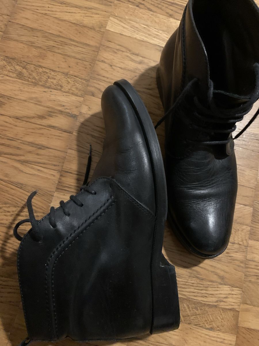 Damenschuhe: Navy boot leder schuhe – Gebraucht aus Zürich von Nikuska32