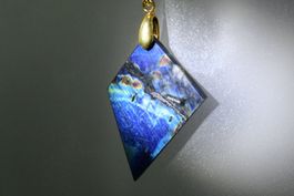 Spectrolith Anhänger inkl. vergold. Schlaufe