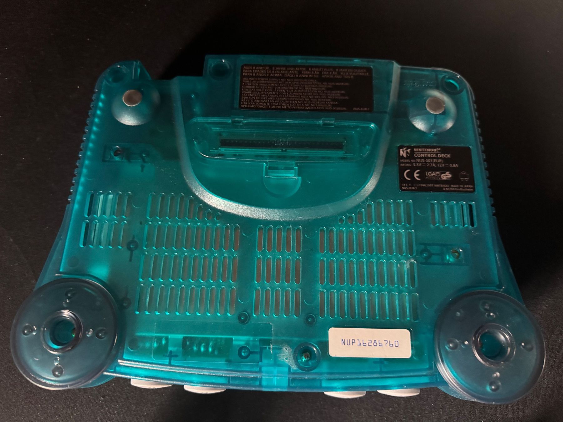 Nintendo Console: Console Nintendo 64 bleue turquoise + Mario Kart – Usato da Lausanne venduto da sauvezretrogames 3