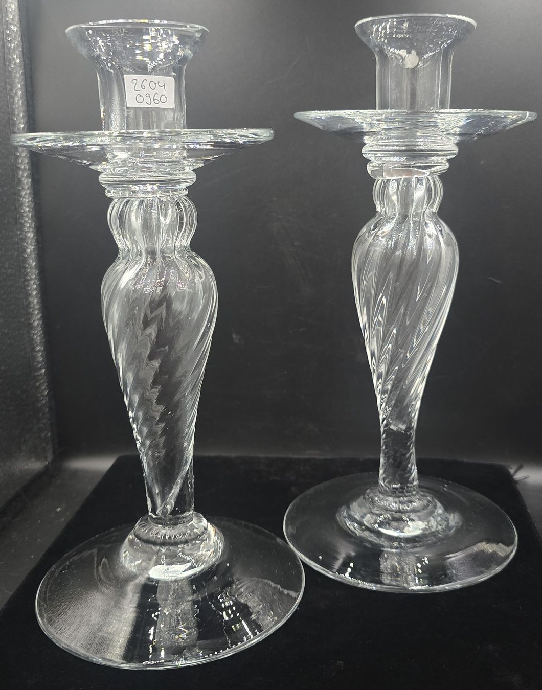 Portacandele: 2 Glas Kerzenständer Tischmodell – Usato da Rorschacherberg venduto da snOOpydOg11