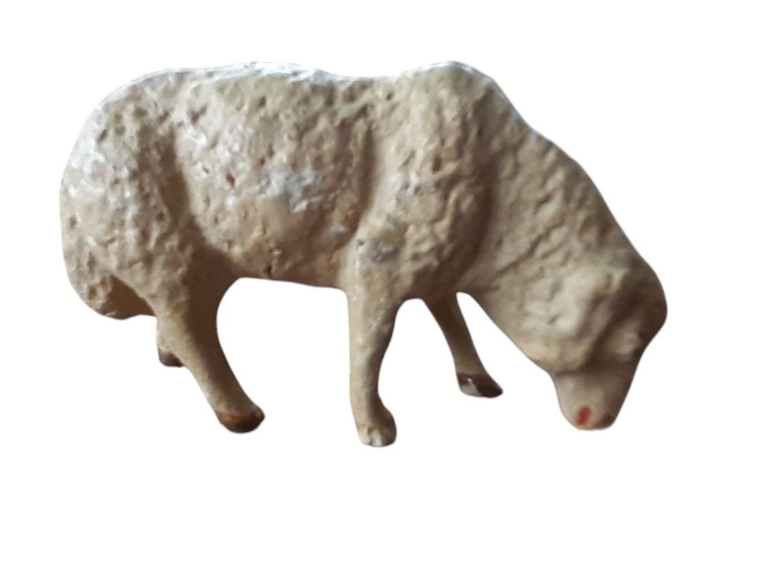 Statuette: Krippenfigur antik - Schaf Nr.2 – Usato da Mörschwil venduto da lindaswunderkiste 1