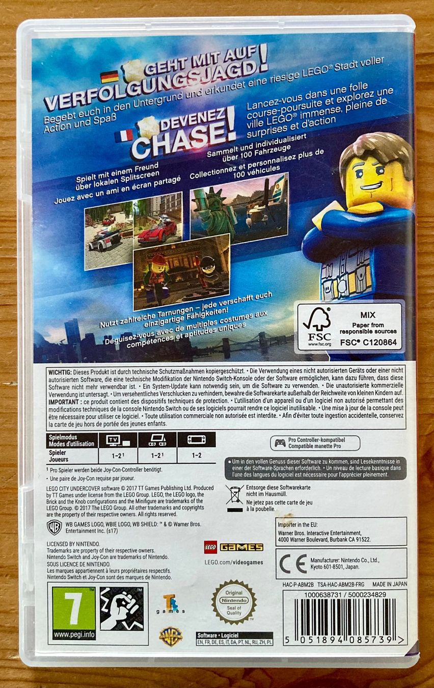 Nintendo Spiele: LEGO City Undercover - Nintendo Switch – Gebraucht aus Zürich von Djmotionch 3