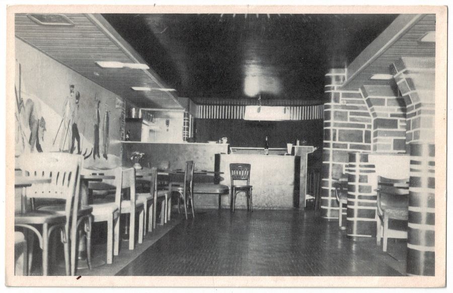 Cartoline postali: Andermatt, Hotel Schweizerhof, Bar, um 1945 – Usato da Frauenfeld venduto da POML