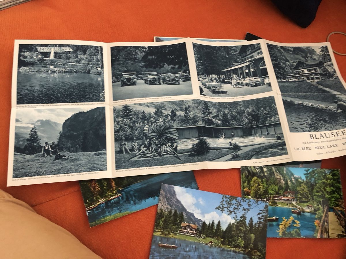 Ansichtskarten: kleine feine Sammlung BLAUSEE ab 1930 – Gebraucht aus Lufingen von Rac0 3
