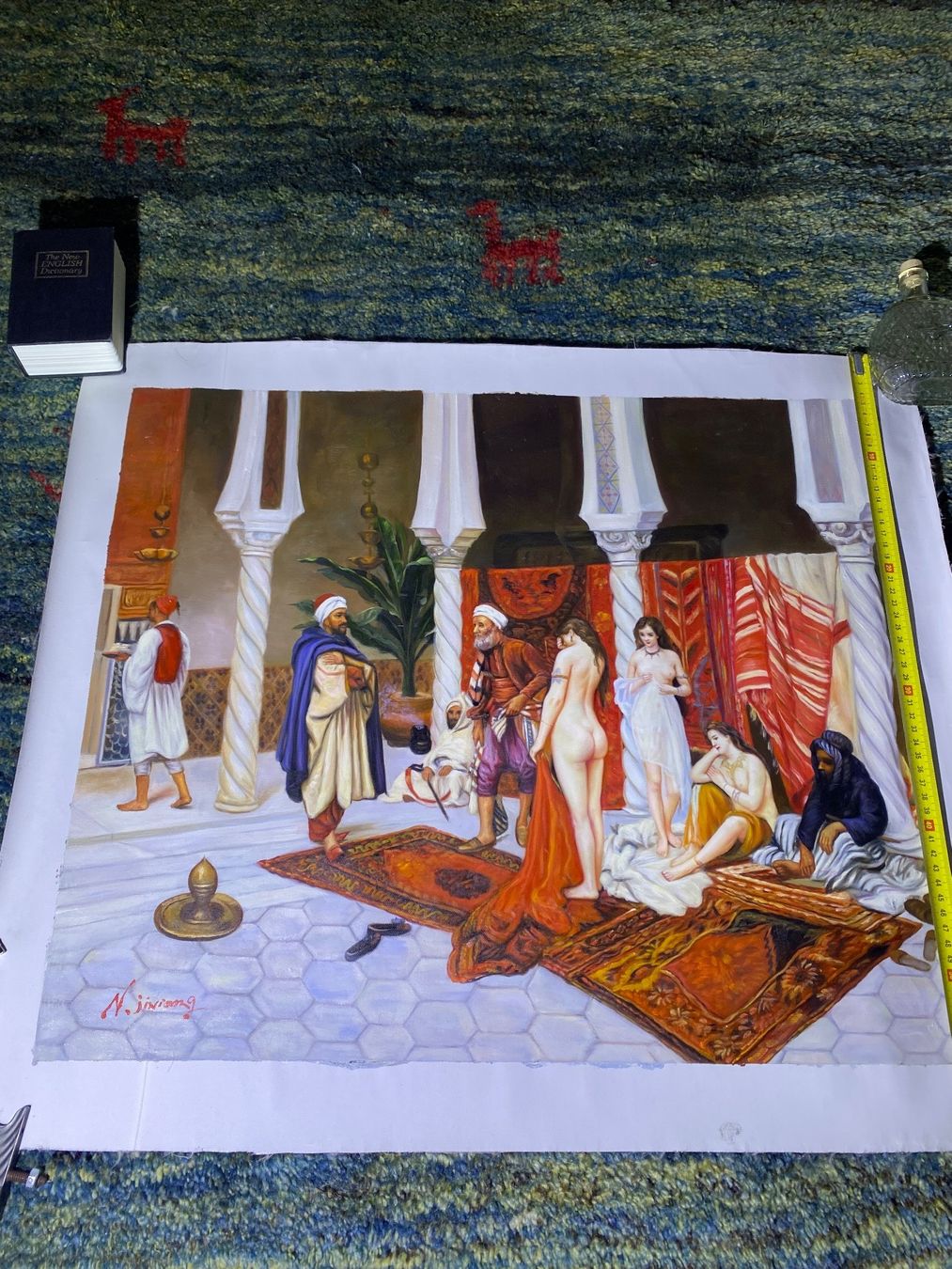 Foto & Immagini: Ölbild Haremszene – Usato da Berikon venduto da Samurai67ch 1