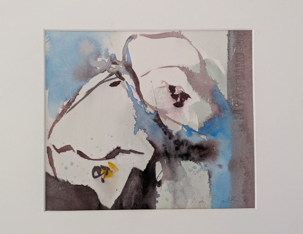 Dipinti: Adi Mattli - Nach dem Frühlingsregen - Aquarell – Usato da Schliern b. Köniz venduto da morphy55 4