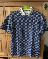 Gucci Poloshirt Jacquard GG aus Stretch Baumwolle