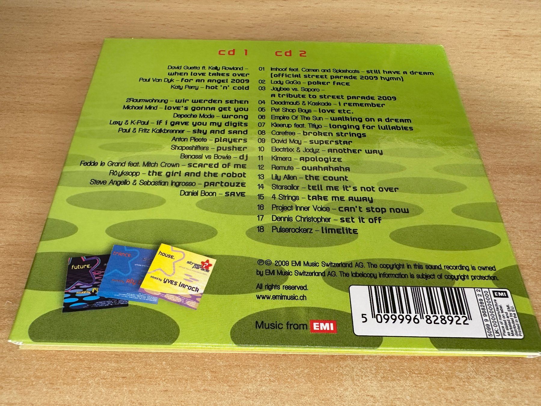 CD: Various – Street Parade 2009 Official Compilation - 2 CD – Usato da Rikon im Tösstal venduto da Alpenmutz 1