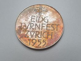 🇨🇭🤍 Zürich 1955 Silbermedaille 15.08 g .900