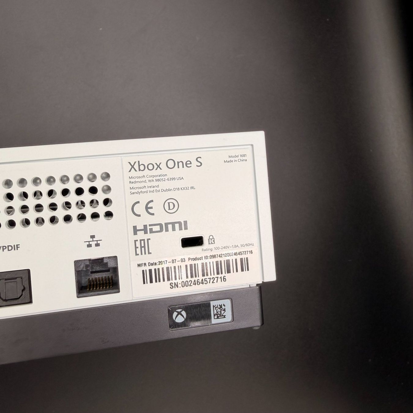 Microsoft Konsolen: Xbox One S Weiss inkl. Controller & Kabel – Gebraucht aus Düdingen von Nerdworld 8