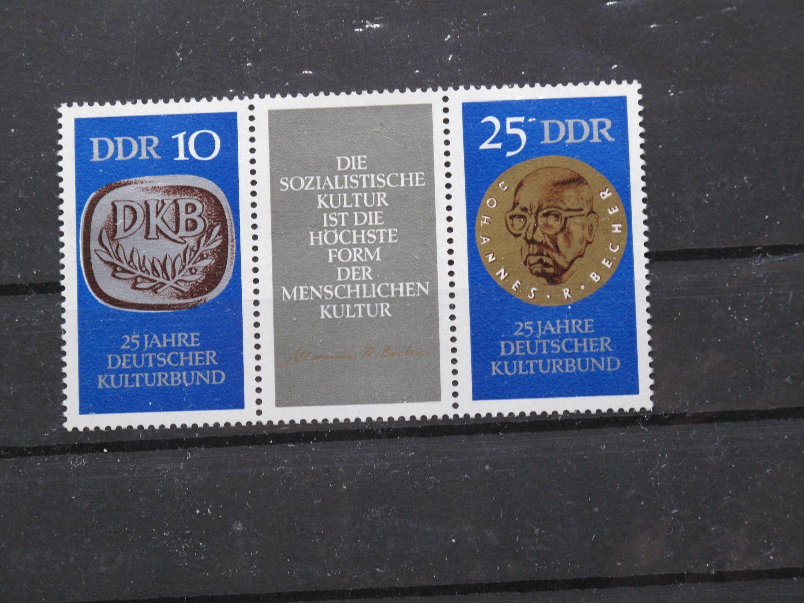 Tutti i francobolli: DDR 1970 Deutscher Kulturbund ** – Usato da Wil SG venduto da fva01