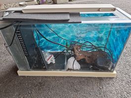 Aquarium Marina avec accessoires état d'occasion