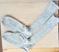 Gestrickte extra lange Herrensocken  NEU   Grösse 44/45