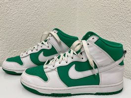 Nike Dunk High Sneakers / Schuhe – Grün/Weiss – Gr. 43