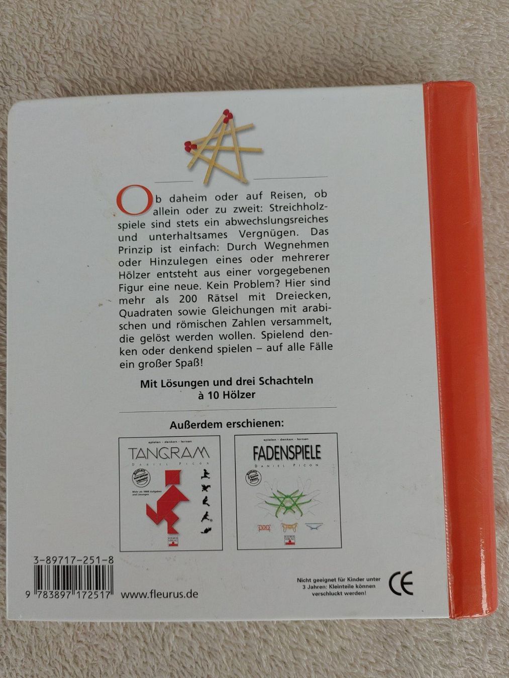 Libri: Kniffliges Streichholz Rätselbuch – Usato da Strengelbach venduto da Phorensic_30 1