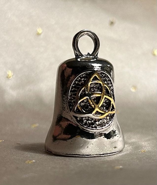 Da Bomb Green Guardian Bell For Motorcycles - Lucky Gremlin Bell, Fits Harley & More