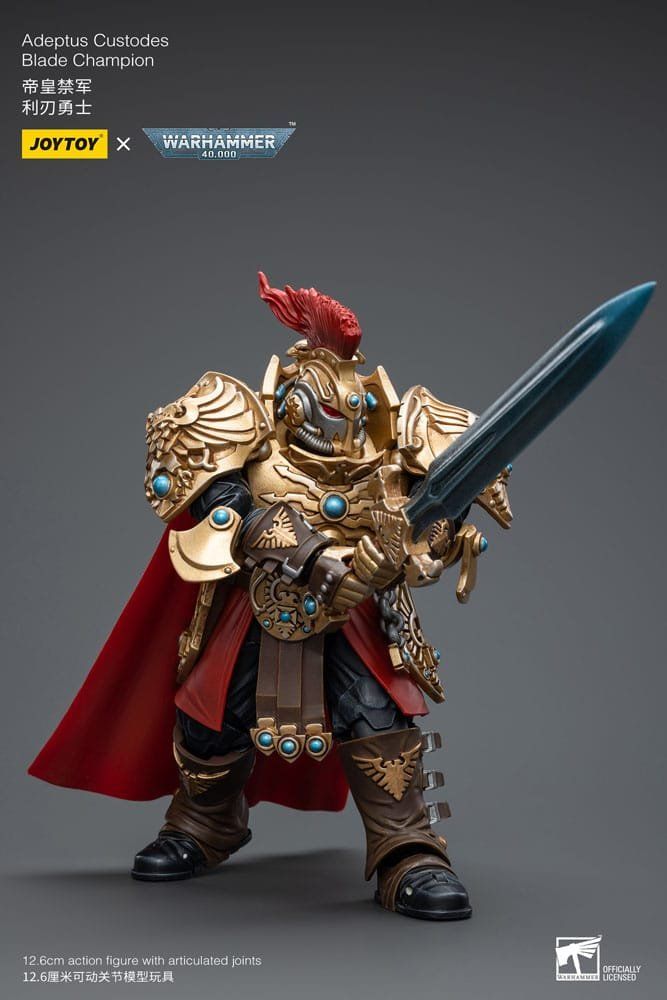 Statuette: Warhammer 40k 1/18 Adeptus Custodes Blade Champion 12 cm – Nuovo e nell'imballaggio originale da St-Imier venduto da ATTAKSHOP 8
