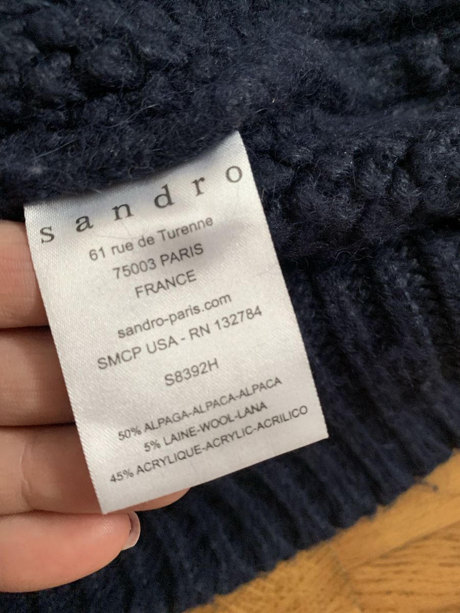 Pulls & Sweat-shirts: Sandro alpaka mix pullover blaue – D'occasion à Zürich par Nikuska32 3