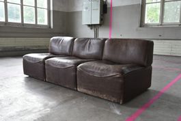Designer Sofa De Sede DS 15 Büffelleder