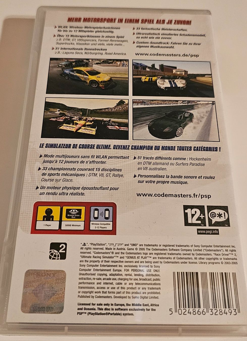 Sony Giochi: PSP Spiel - DTM Race Driver 2 – Usato da La Garde venduto da The_Hammer76 1