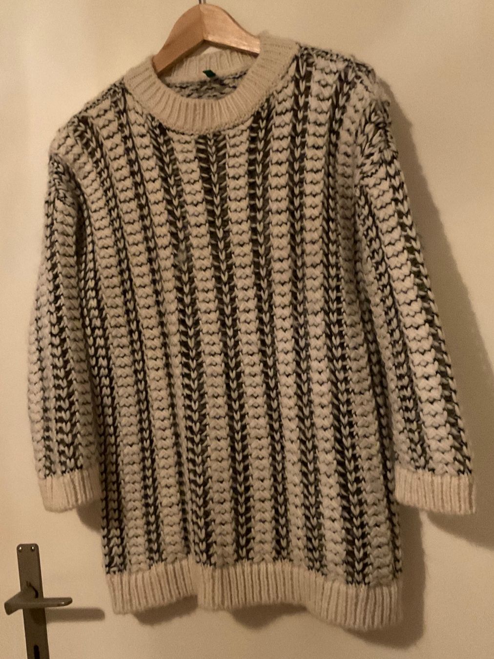 Benetton Pulls & Sweat-shirts: Wolle Alpaka oversize Pullover Gr S Hellgrau Neuwertig – Neuf (Voir description) à Urdorf par alda02