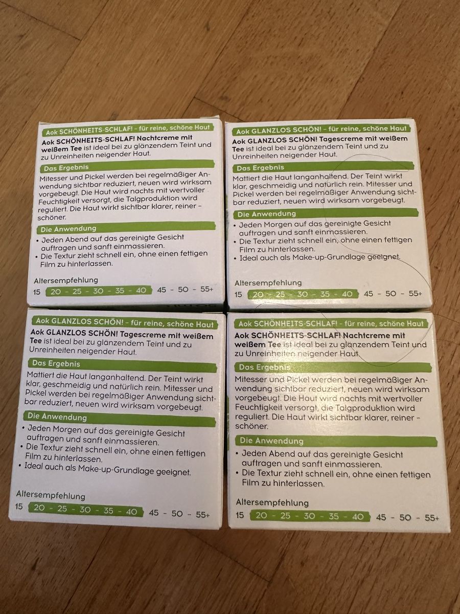 Soins du visage: Gesichtscreme 4st AOK  neu – Neuf (Voir description) à Bern par womiman 1