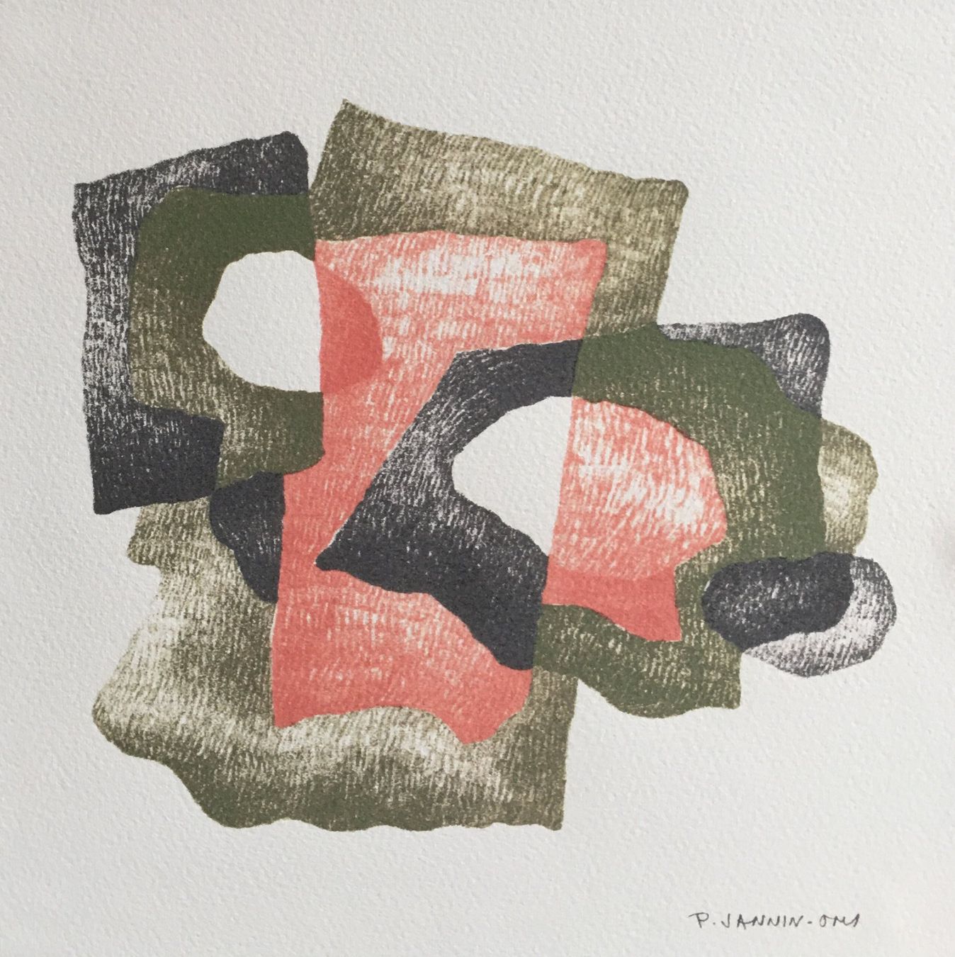 Grafica & Litografie: Patrick Jannin Orig. Farblithographie "Printemps a la Foret" – Usato da Nennigkofen venduto da Sommersonnen 4