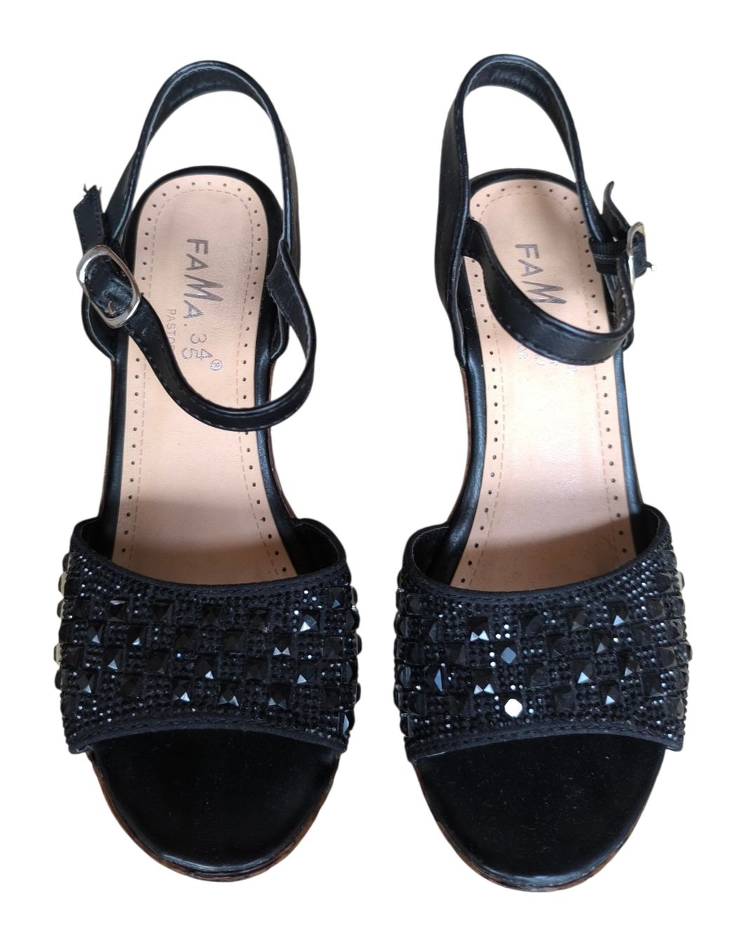 Scarpe da donna: Keilstiefeletten Gr.36 mit Glitzersteinchen – Usato da Gettnau venduto da Immortal_