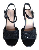 Keilstiefeletten Gr.36 mit Glitzersteinchen