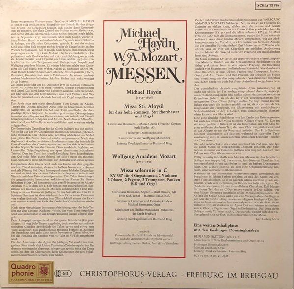 Dischi in vinile: Michael Haydn / Mozart - Messen (LP) – Usato da Grüningen venduto da azulamarillo_vinyl 1