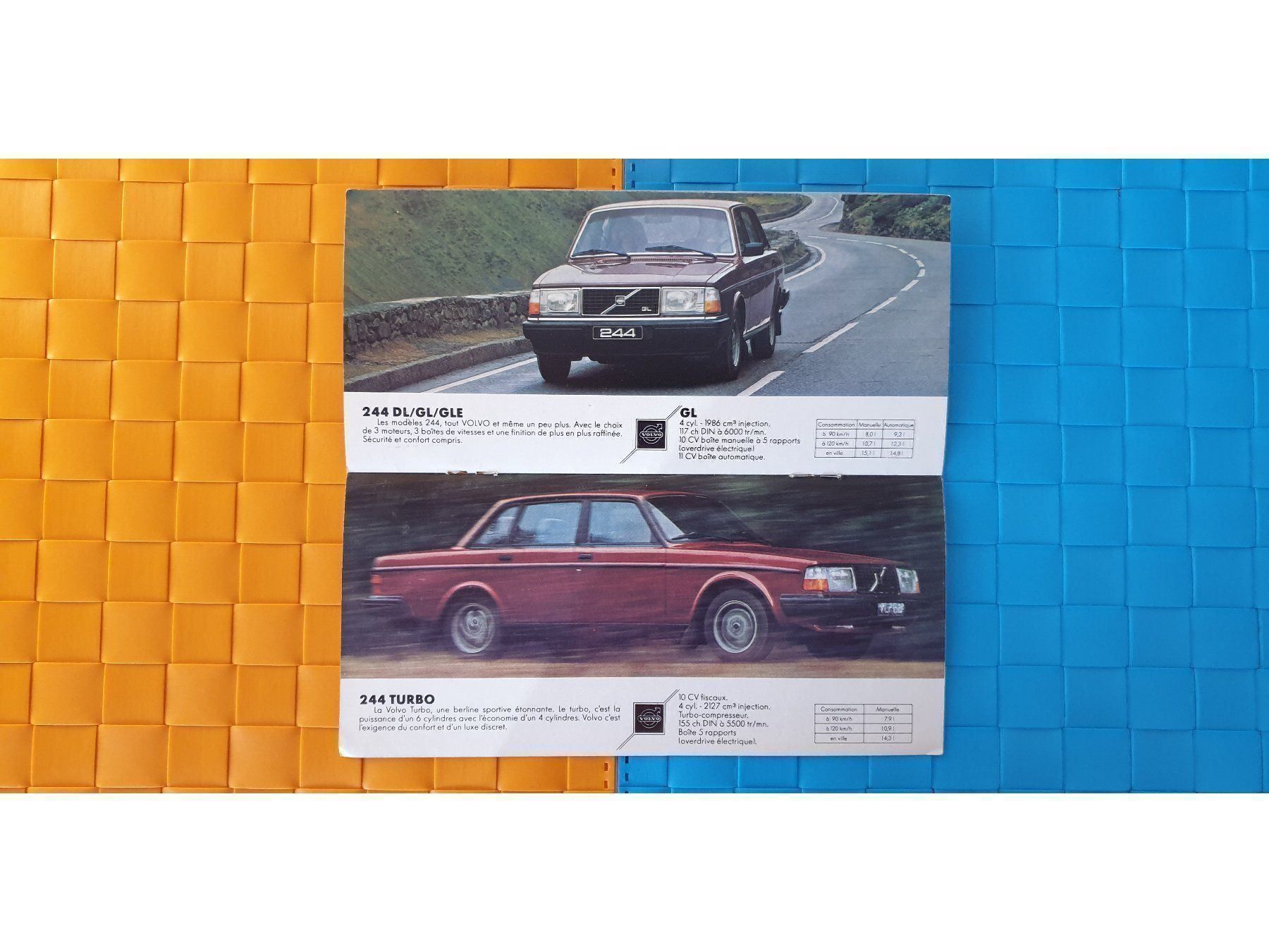 Volvo Documenti: VOLVO 1982 / 345 / 244 / 245 - Prospekt – Usato da Viganello venduto da CARLiteratur 3