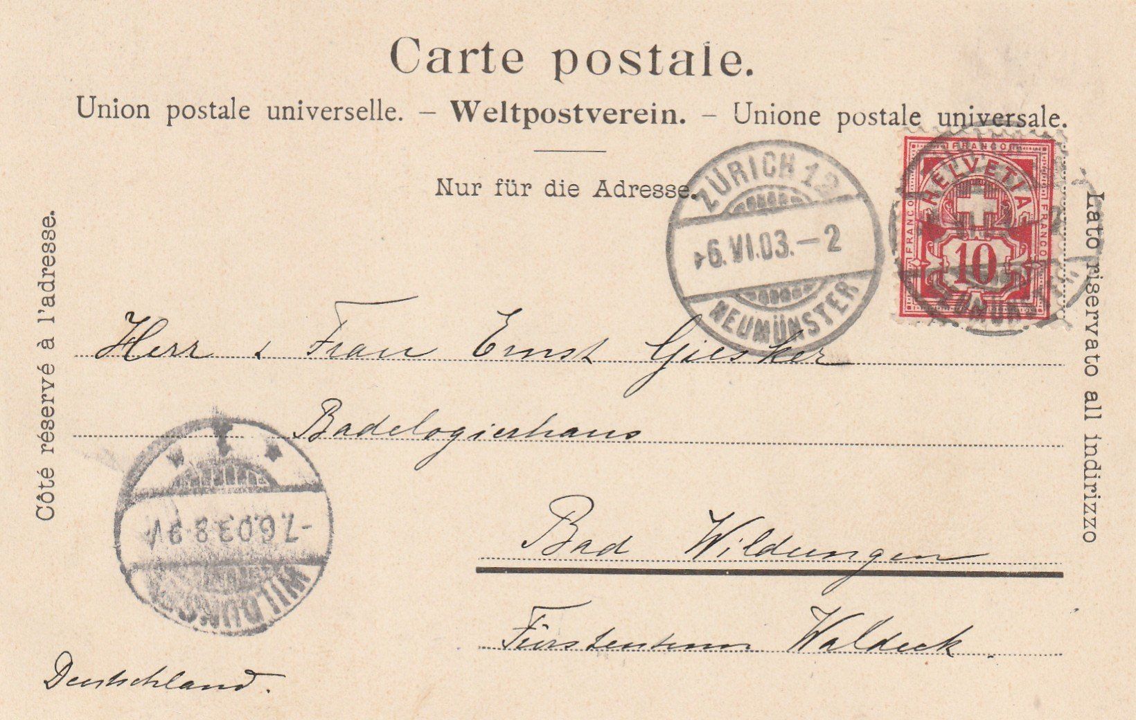 Cartoline postali: Zürich Bahnhofstrasse Markttag – Usato da Rorschacherberg venduto da fratovi2 1