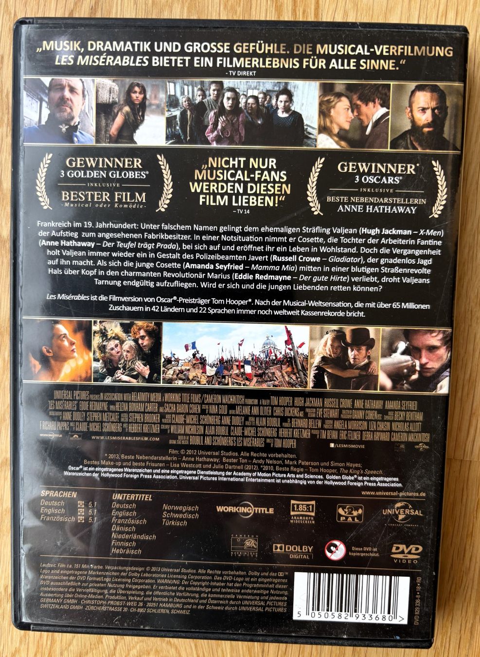 Tutti i DVDs: Les Misérables DVD - Das Musical-Phänomen – Usato da Riehen venduto da martinaaebersold 1