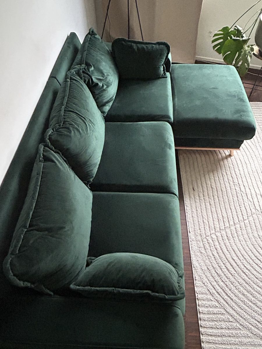 Sofas: Grünes Samtsofa – D'occasion à Luzern par adi_s8n5 3