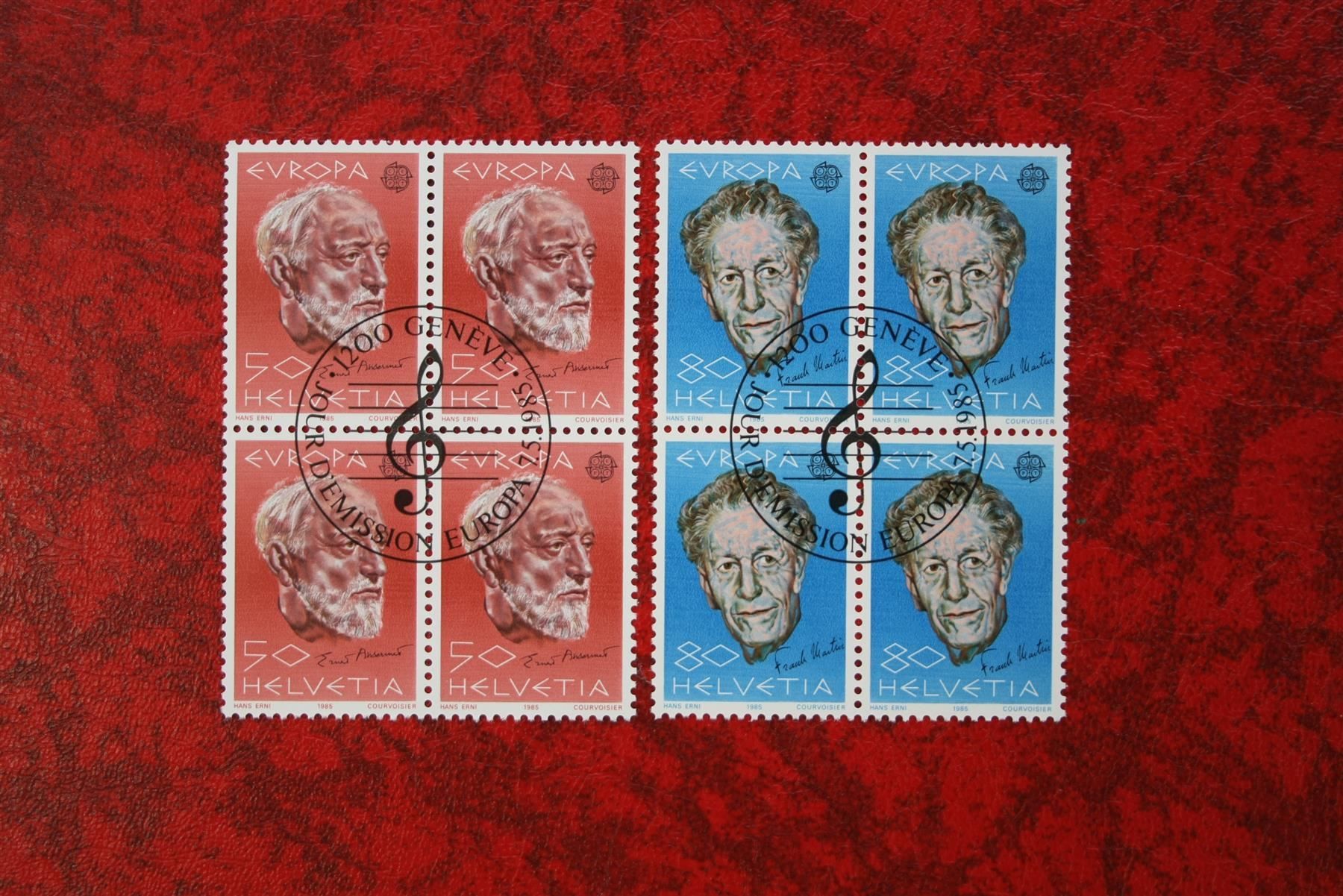 Alle Briefmarken: 1985: 715+716 Et. mit Gummi – Neu (gemäss Beschreibung) aus Deitingen von Lglobi