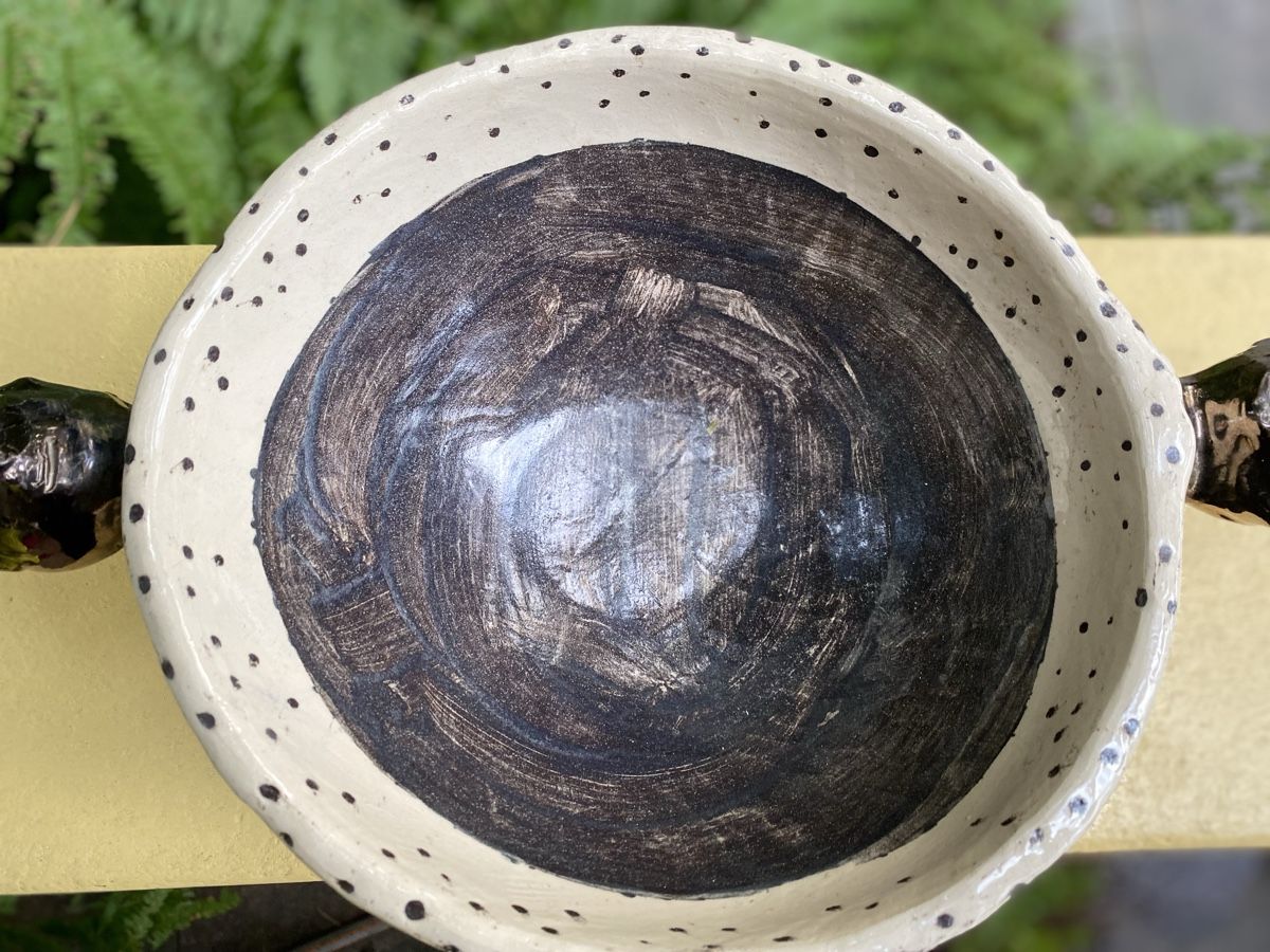 Tutte le decorazioni: Keramik Schale mit Figuren - Kunstobjekt – Usato da Galgenen venduto da Testus 3