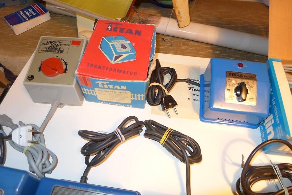 Märklin Batterie, Caricabatterie & Alimentatori: Trafos Transformatoren Eisenbahn Märklin Trix Fleischmann – Usato da Bern venduto da ToysPlusVintage 6