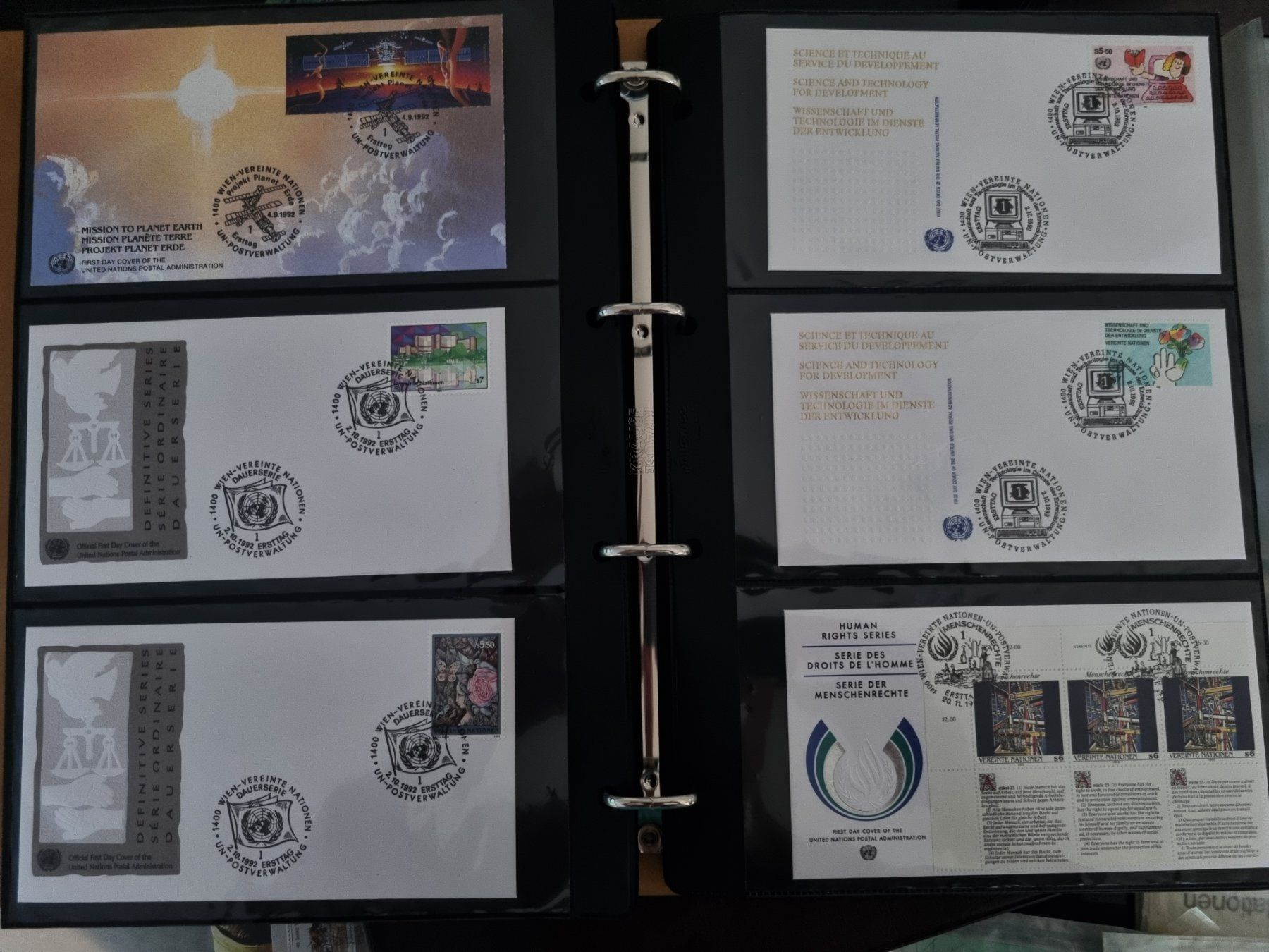 Alle Briefmarken: Kiste mit xxx Briefe/FDC/Maximumkarten UNO – Gebraucht aus Gümligen von Geniusbuy 3