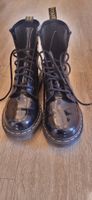 Dr. Martens Lack Optik Schwarz Gr. 40 Top Zustand!