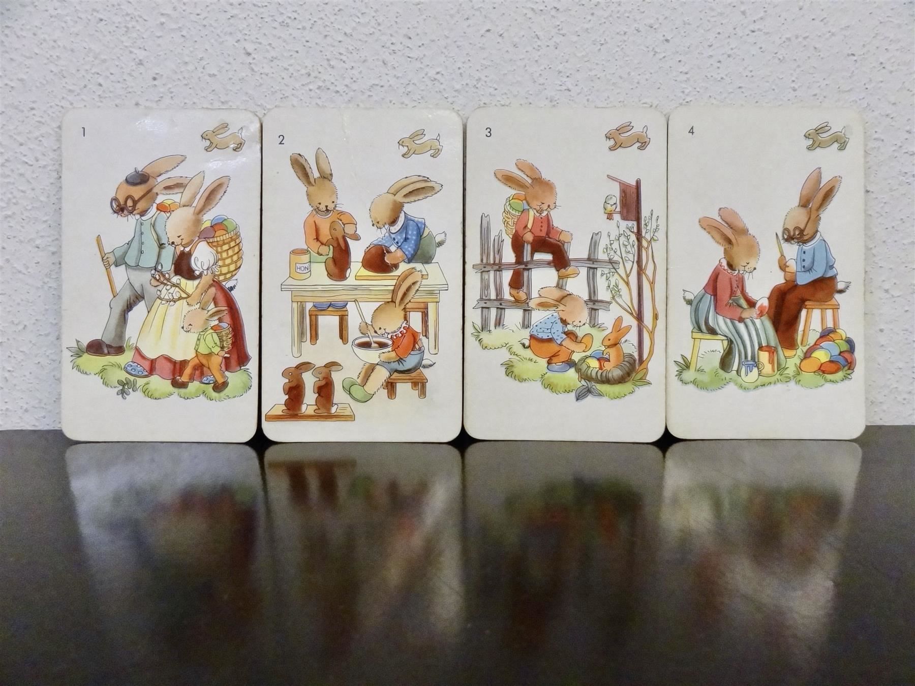 Giochi: altes Quartett LUSTIGE TIERBILDER – Usato da Kerzers venduto da wisaundso 9