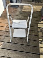 Trittleiter klappbar 2 stufig Klapptritt Leiter 