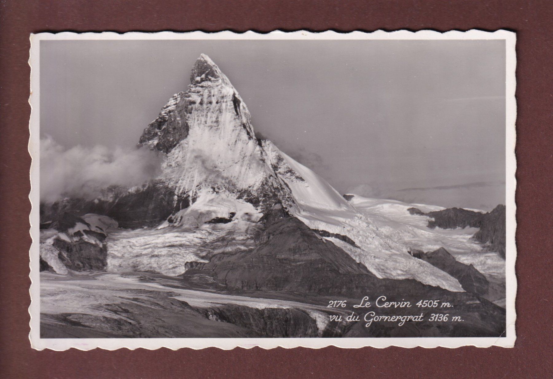 Cartoline postali: CERVIN vu du Gornergrat // pli d'angle // – Usato da Pully venduto da nicecards